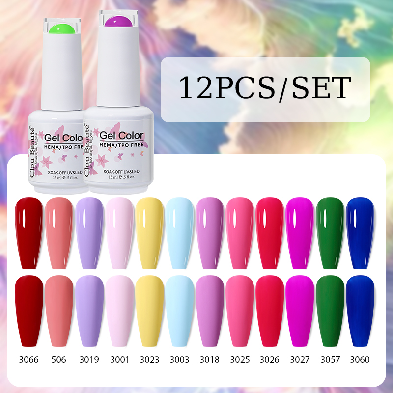 Resin Art Pouring - Clou Beaute 12pcs Set Hema Free