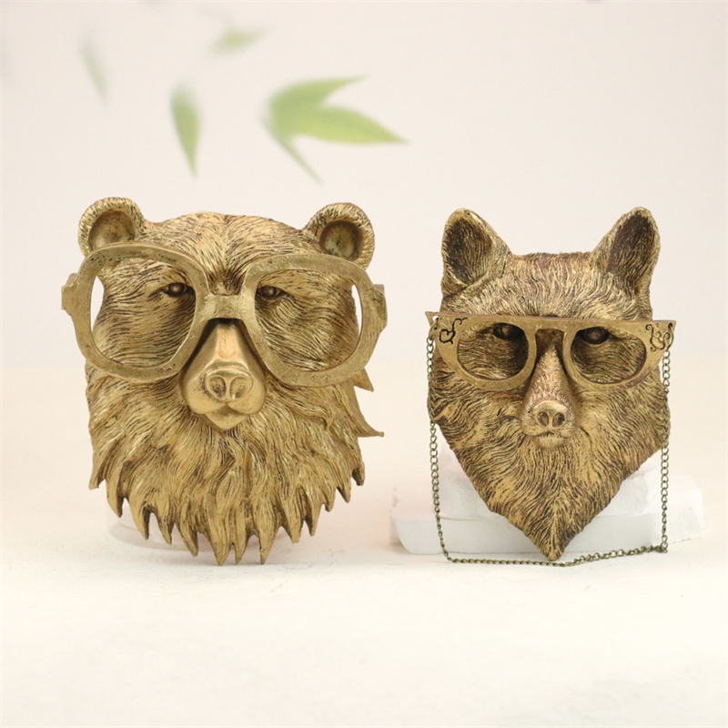 Resin Art Gift For Wedding - Vintage Copper Resin Animal Wall Hanging