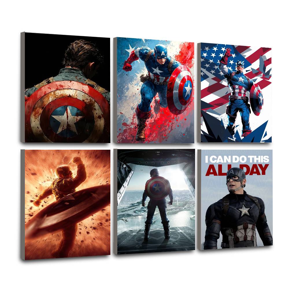 Resin Art Wall Decor - MAR C-Captain America lassic Cover Diamond