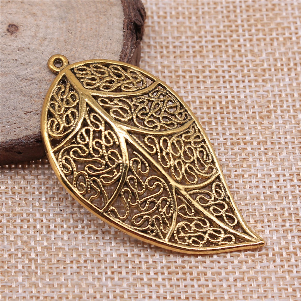 Gold Leaf Foil - 6pcs 57x31mm(2.24x1.22inch) 3 Colors Antique Bronze