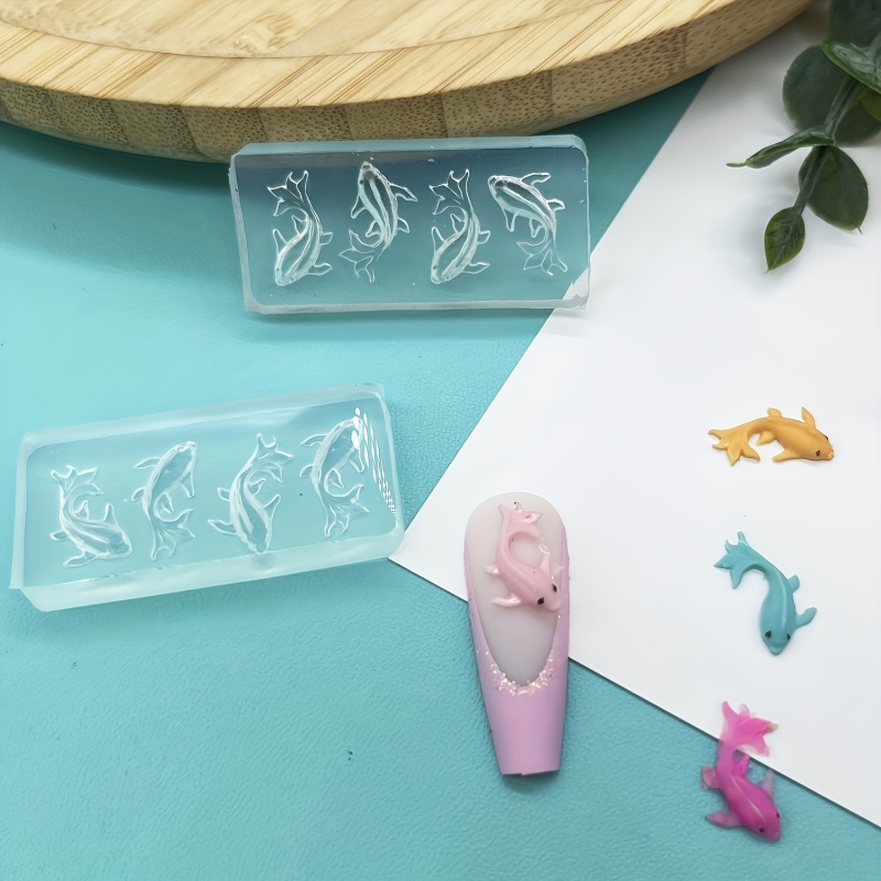 Resin Art Earrings Design - Suitable for Resin Jewelry、Earrings and OrnamentKoi