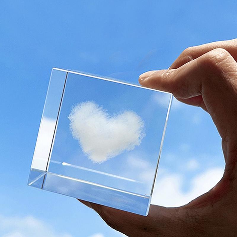 Cloud Cube Ornament Cloud Cube - Resin Art Cube review and price