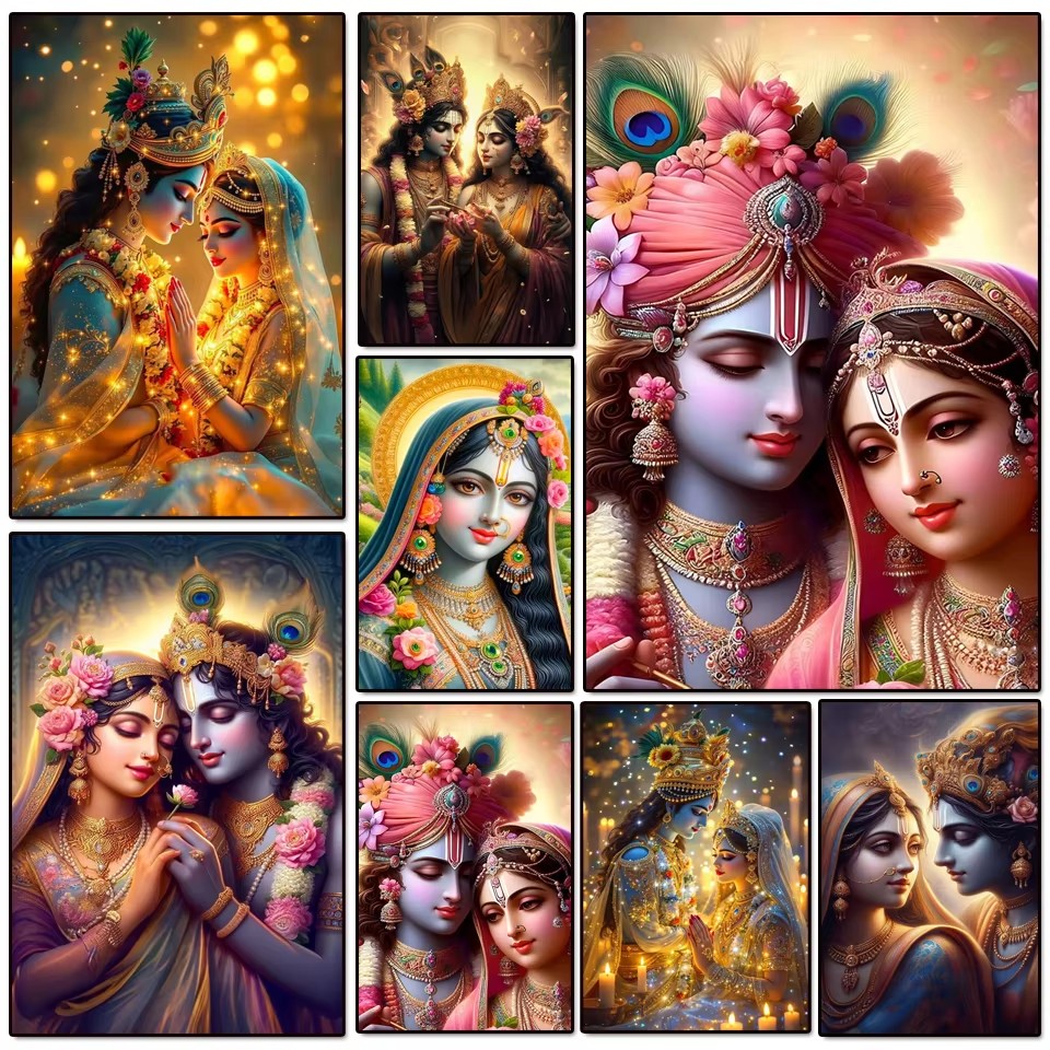 Indian Lord Radha Krishna Coup - Resin Art Radha Krishna review and price