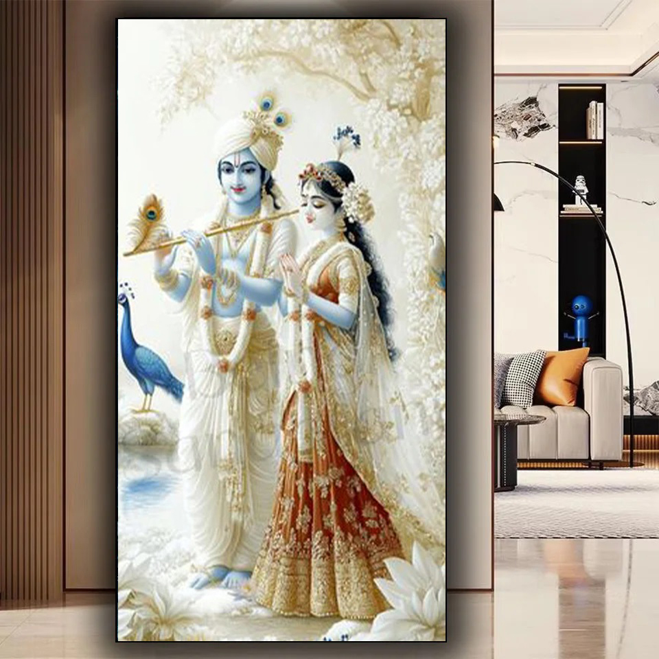 Indian Lord Radha Krishna Coup - Resin Art Radha Krishna review and price