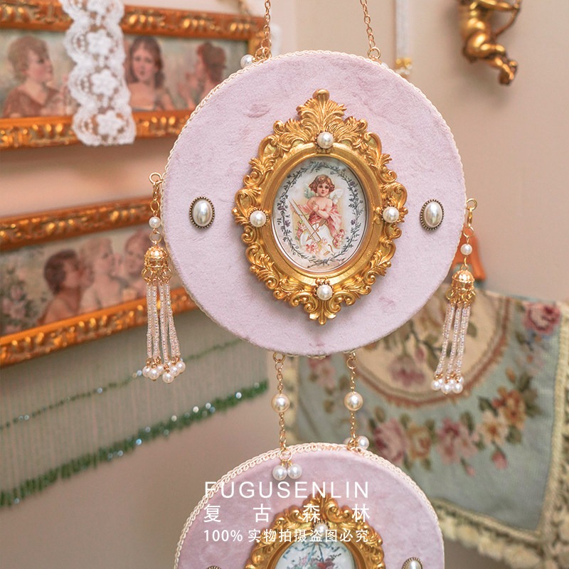 Retro European Pink Velvet Emb - Resin Art For Photo Frame review and price