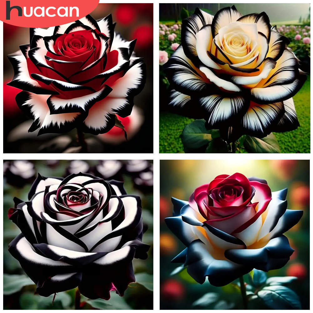 HUACAN 1pcs Diamond Painting R - Resin Art Rose Petals review and price