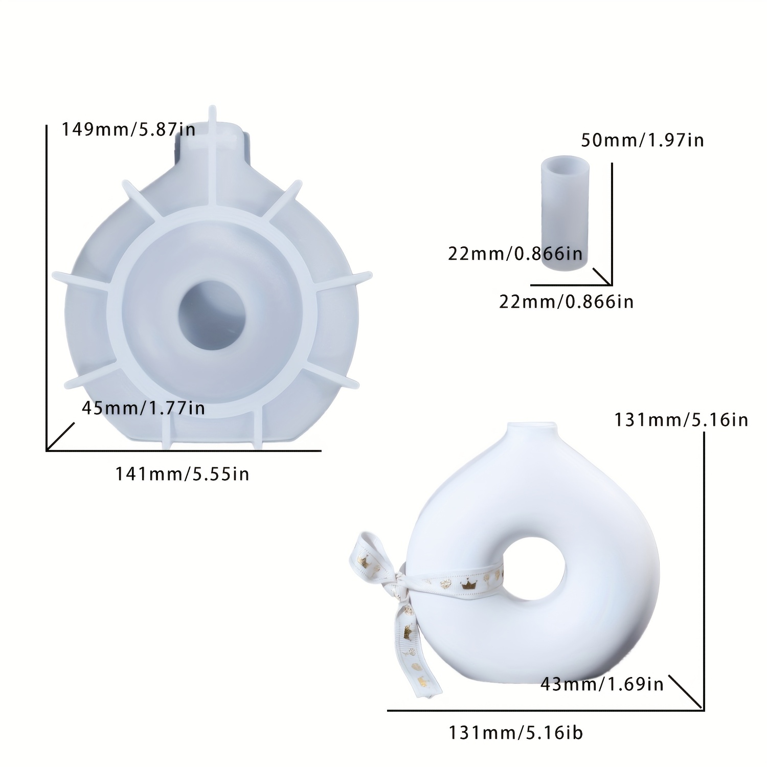1 DIY Round Vase Silicone Moul - Resin Art Workshop review and price