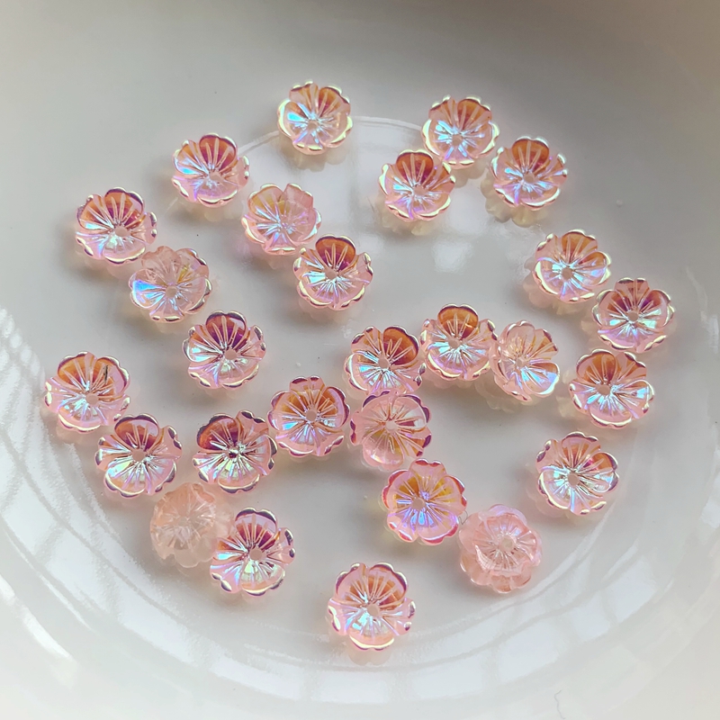 Flowers 8mm Earrings jewelry a - Resin Art Earrings Design review and price