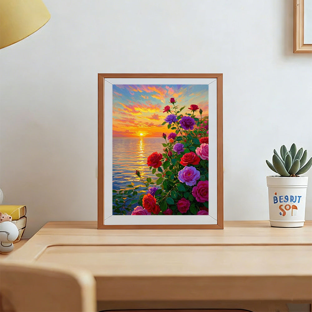 AZQSD Diamond Art Paintings Ro - Resin Art With Rose review and price