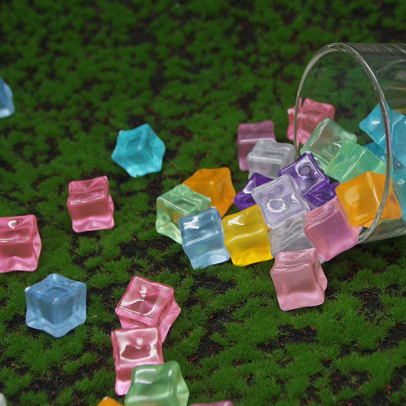 20pcs Luminous 14cm Stone Squa - Resin Art Cube review and price