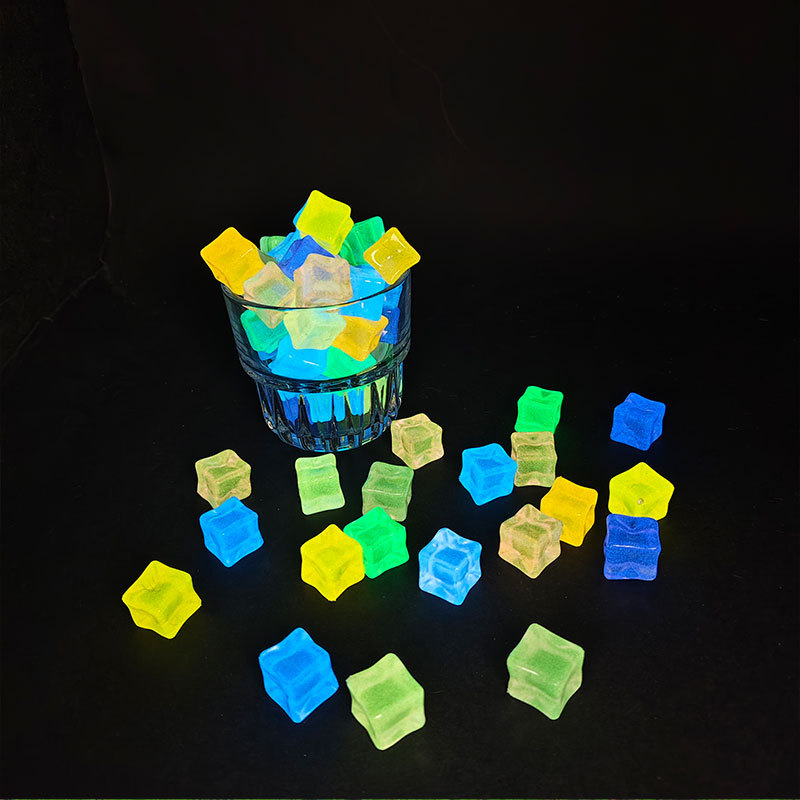 20pcs Luminous 14cm Stone Squa - Resin Art Cube review and price