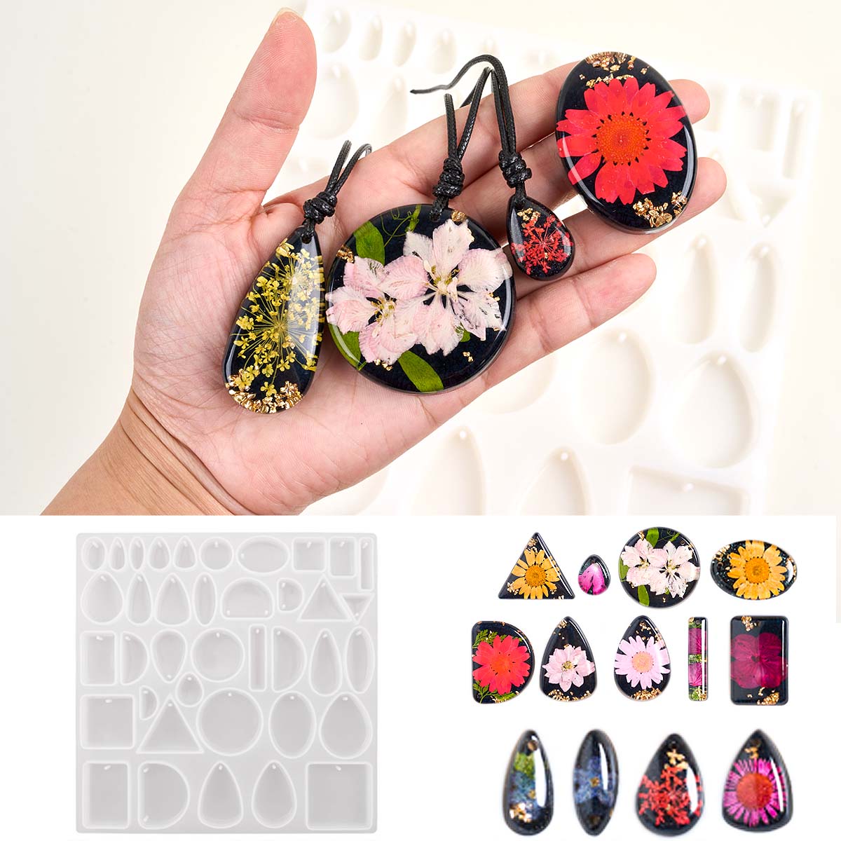 Time Stone Pendant Silicone Mo - Resin Art A Keychain review and price