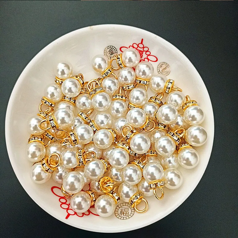 30Pcs Round Pearl Diamond Pend - Resin Art Gift For Wedding review and price