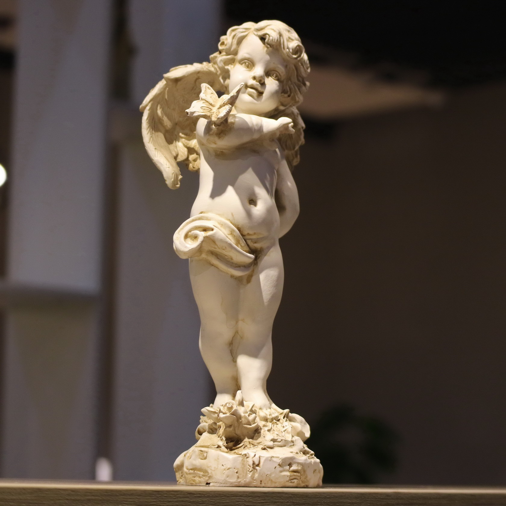 Retro Resin Angel Figurine 29c - Resin Art Gift For Wedding review and price