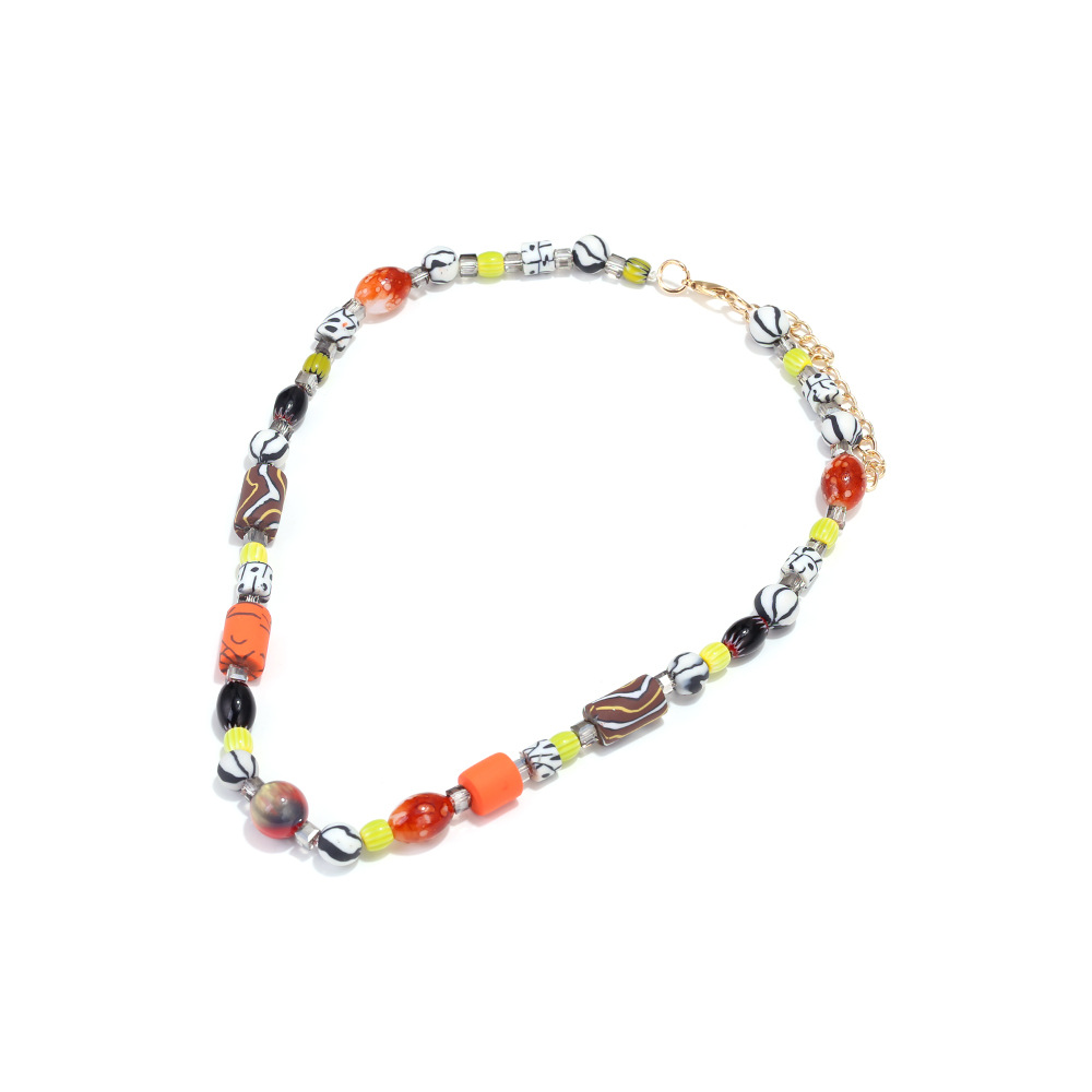 New Arrivals Multicolor Resin  - Resin Art Necklace review and price
