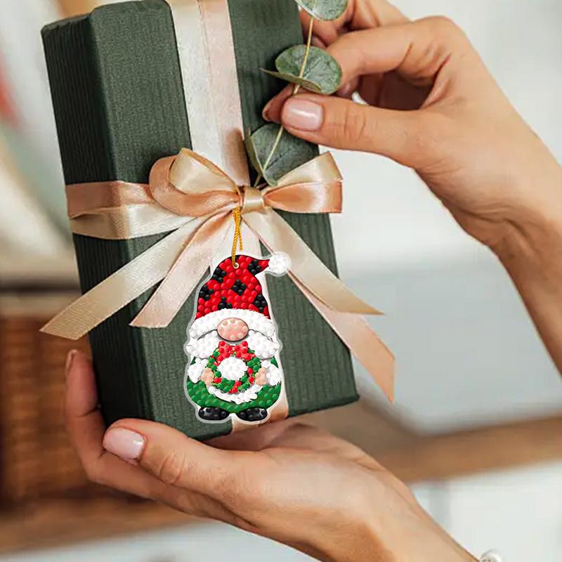 Christmas Art Painting Pendant - Resin Art A Keychain review and price