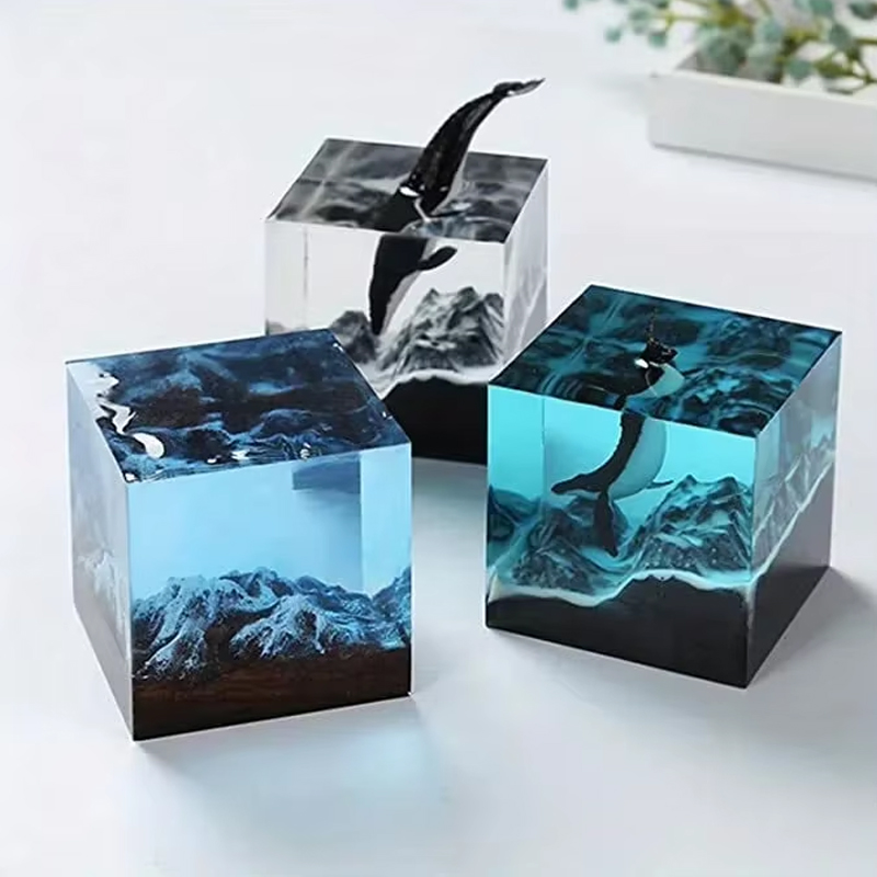 Cube Resin Mold, Clear Silicon - Resin Art Cube review and price