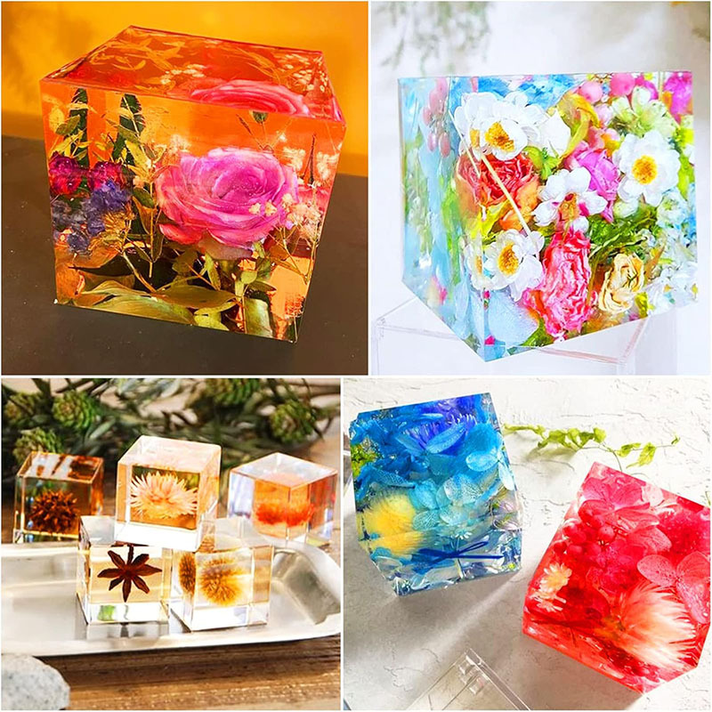 Cube Resin Mold, Clear Silicon - Resin Art Cube review and price