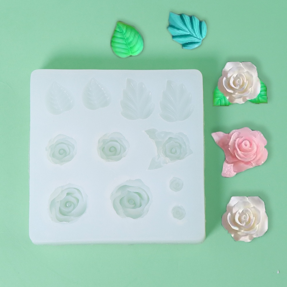 Rose Petal Silicone Soap Mold  - Resin Art Rose Petals review and price