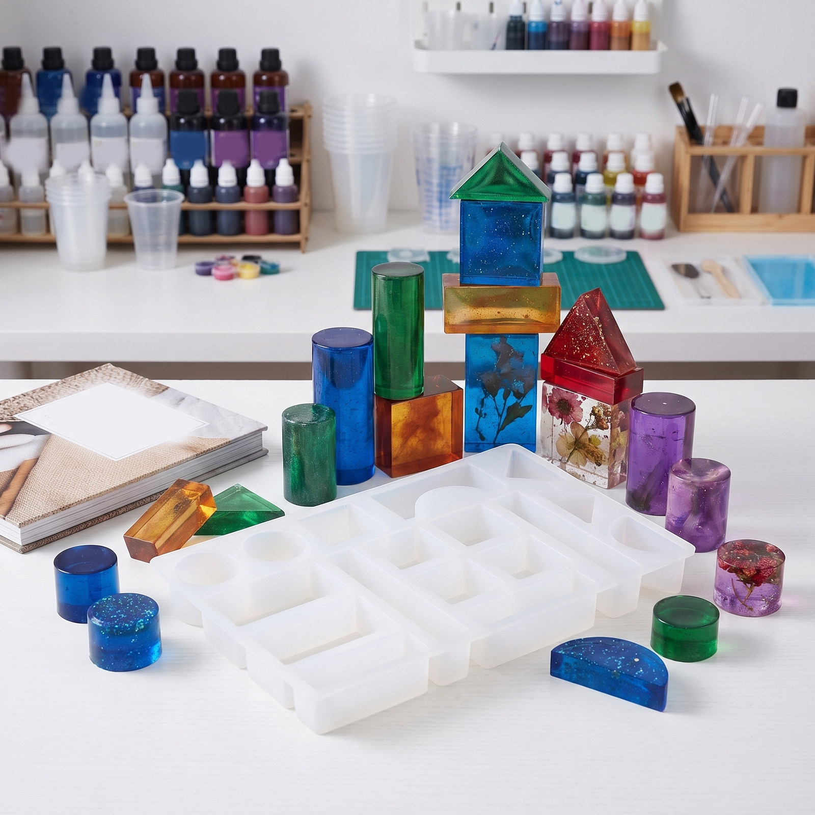 Brick Mold for Epoxy Resin Sma - Resin Art Cube review and price