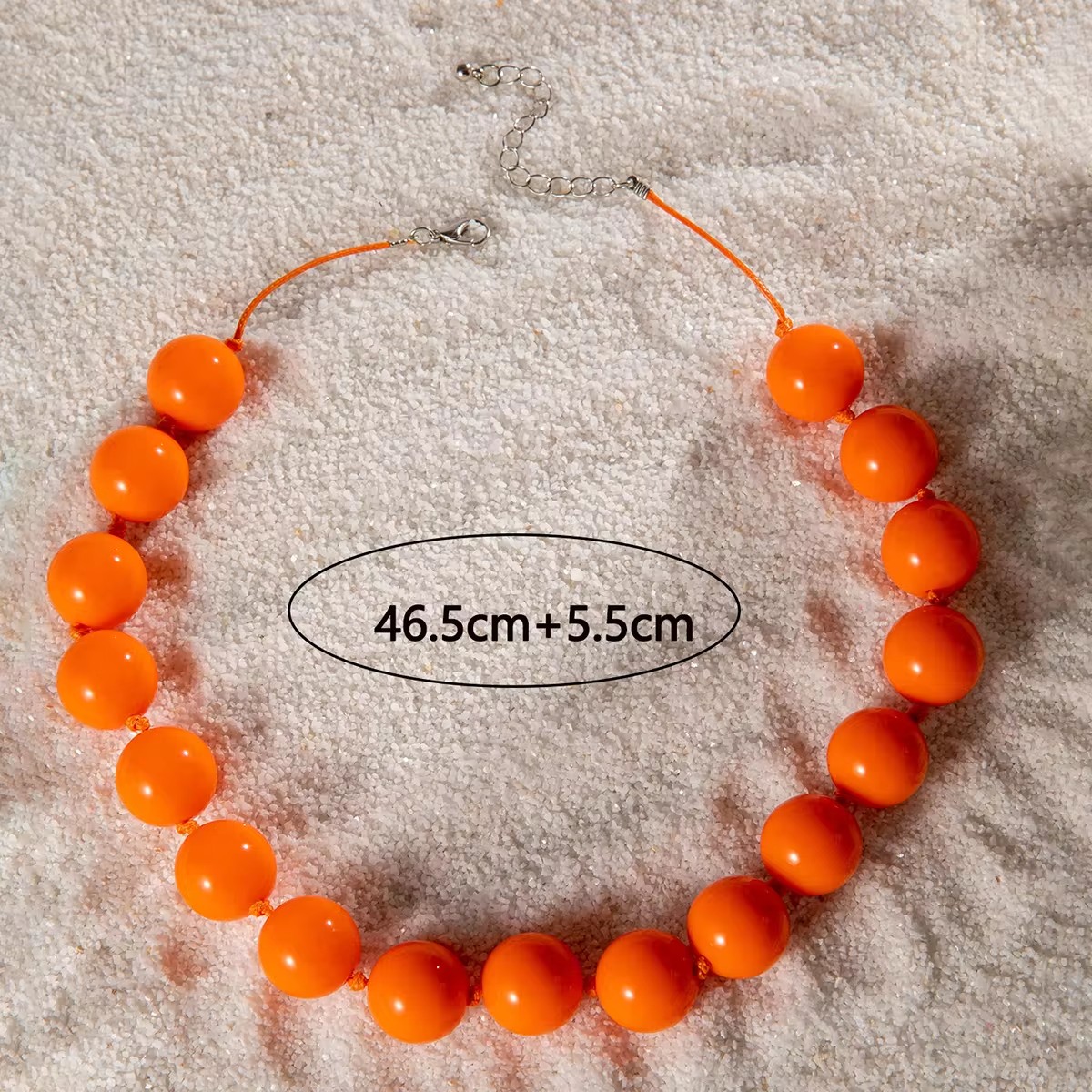 Tocona New Colorful Big Bead C - Resin Art Necklace review and price