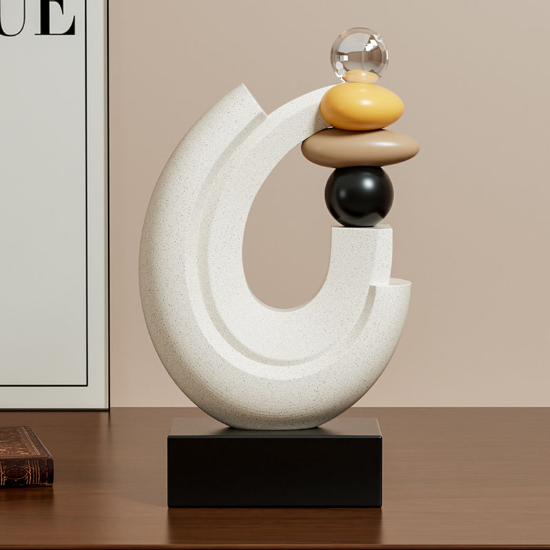 Home Decor Lucky Stone Statue  - Resin Art Gift For Wedding review and price