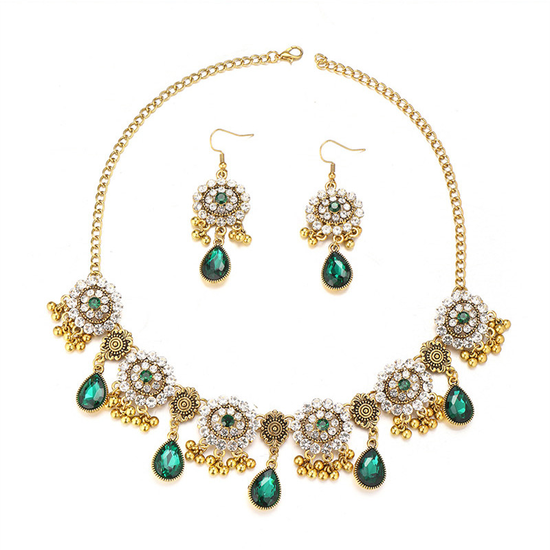 Kymyad Ethnic Vintage Rhinesto - Resin Art Necklace review and price