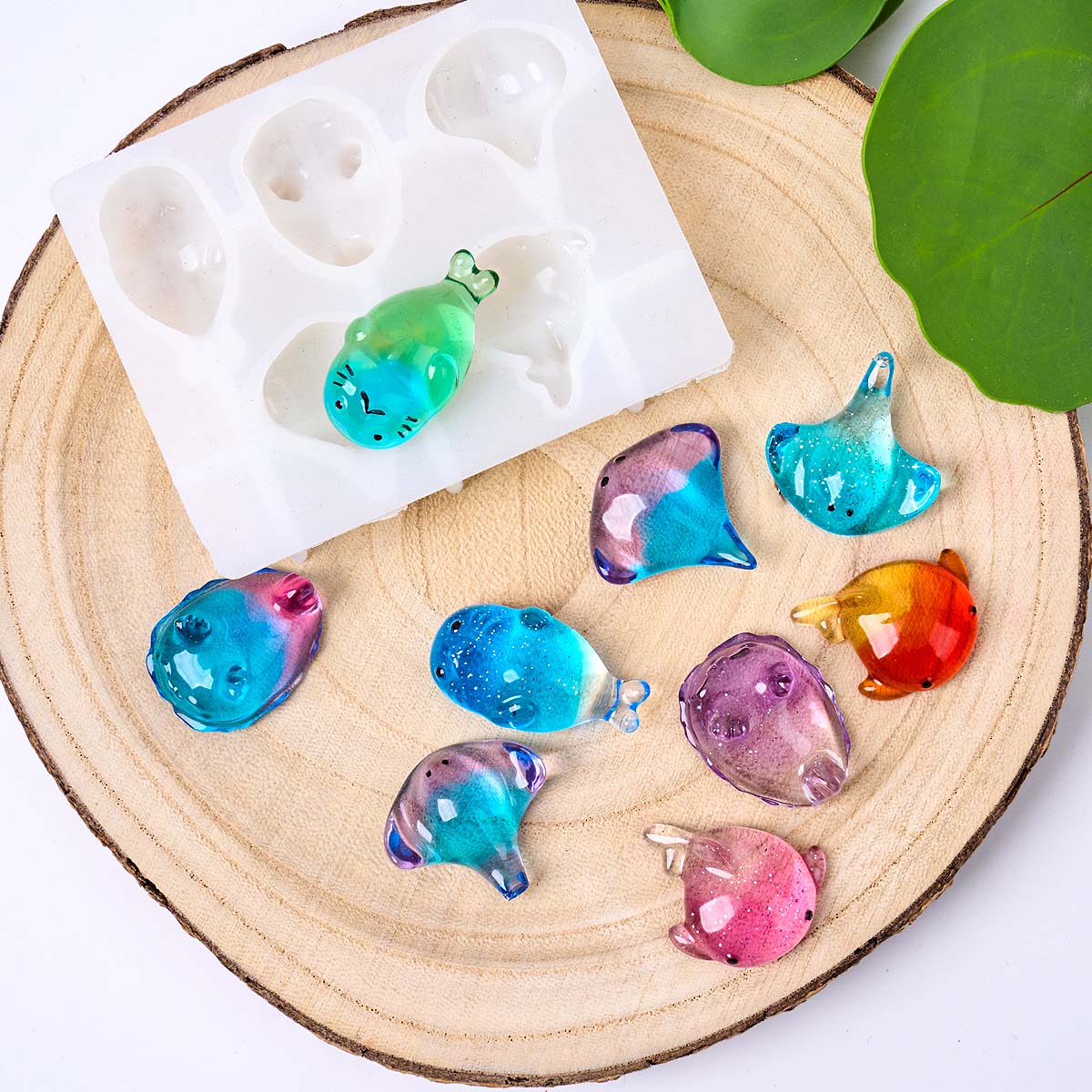 3D Healing Kawaii Manta Ray Wh - Resin Art A Keychain review and price