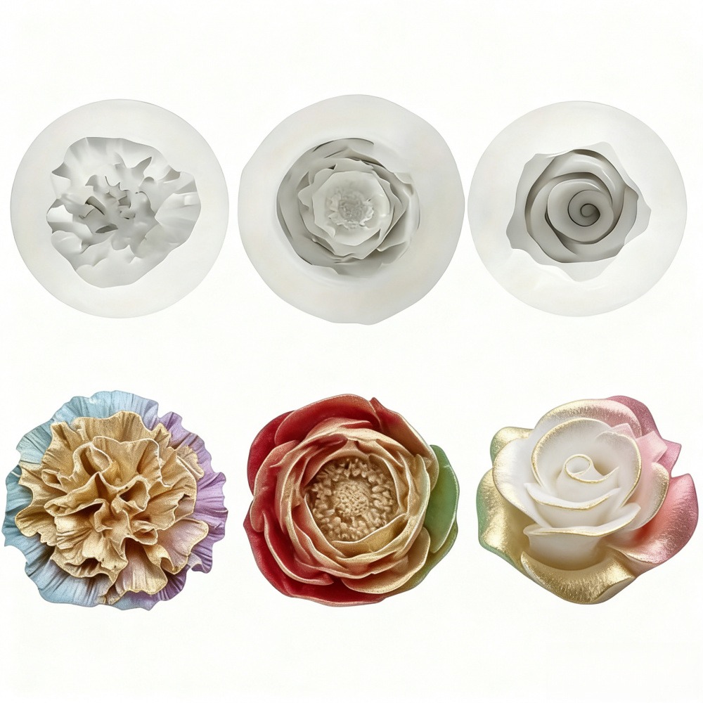 3-Piece Silicone Molds for Ros - Resin Art Gift For Wedding review and price
