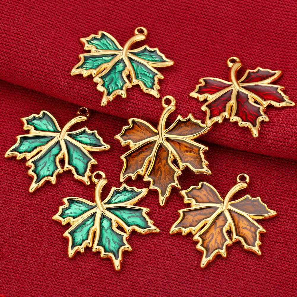 3PCS Stainless Steel Charms En - Gold Leaf Foil review and price