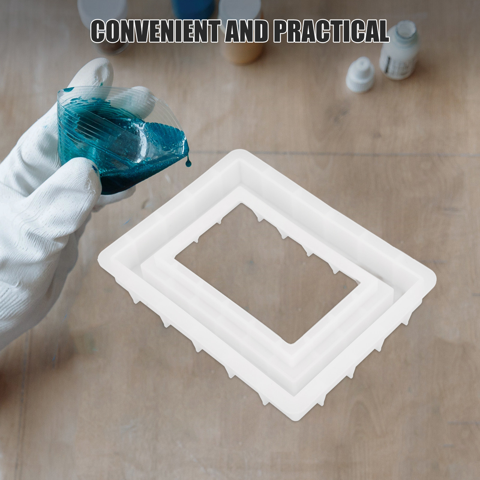 Photo Frame Silicone Mold Rect - Resin Art For Photo Frame review and price
