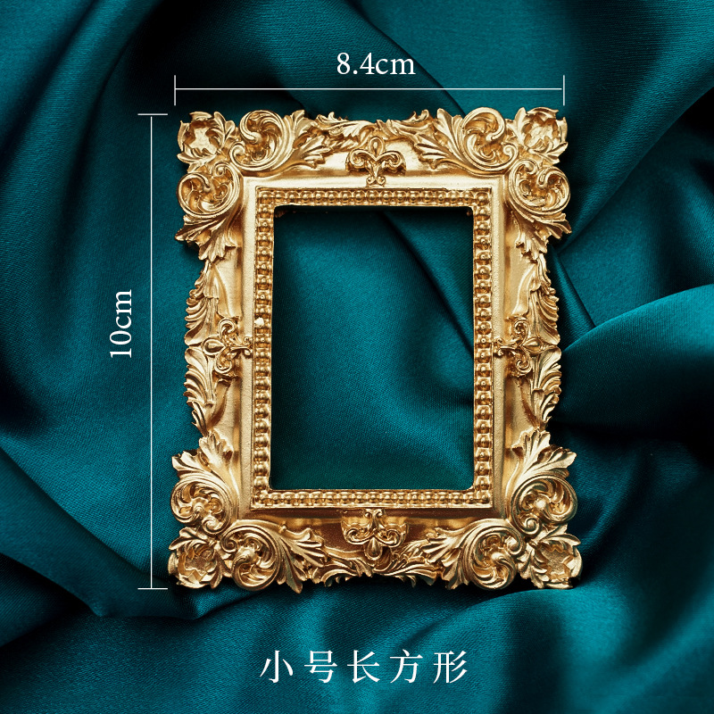 Golden Retro Photo Frame Nail  - Resin Art For Photo Frame review and price