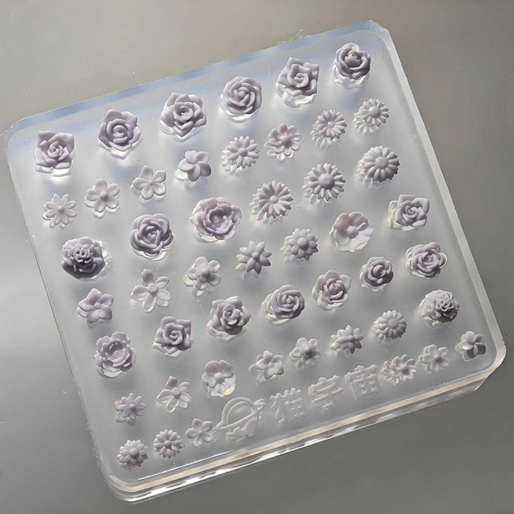 3D Silicone Mini Flower Nail C - Resin Art Rose Petals review and price