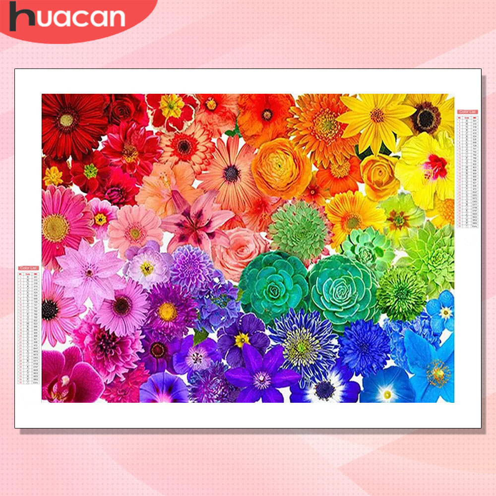 HUACAN Diamond Art Kits Flower - Resin Art With Rose review and price