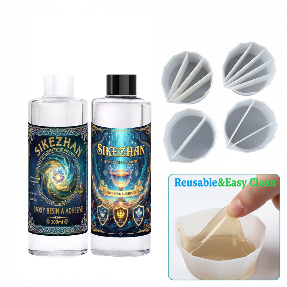 Epoxy Resin Kit with 4 Silicon - Resin Art Pouring review and price
