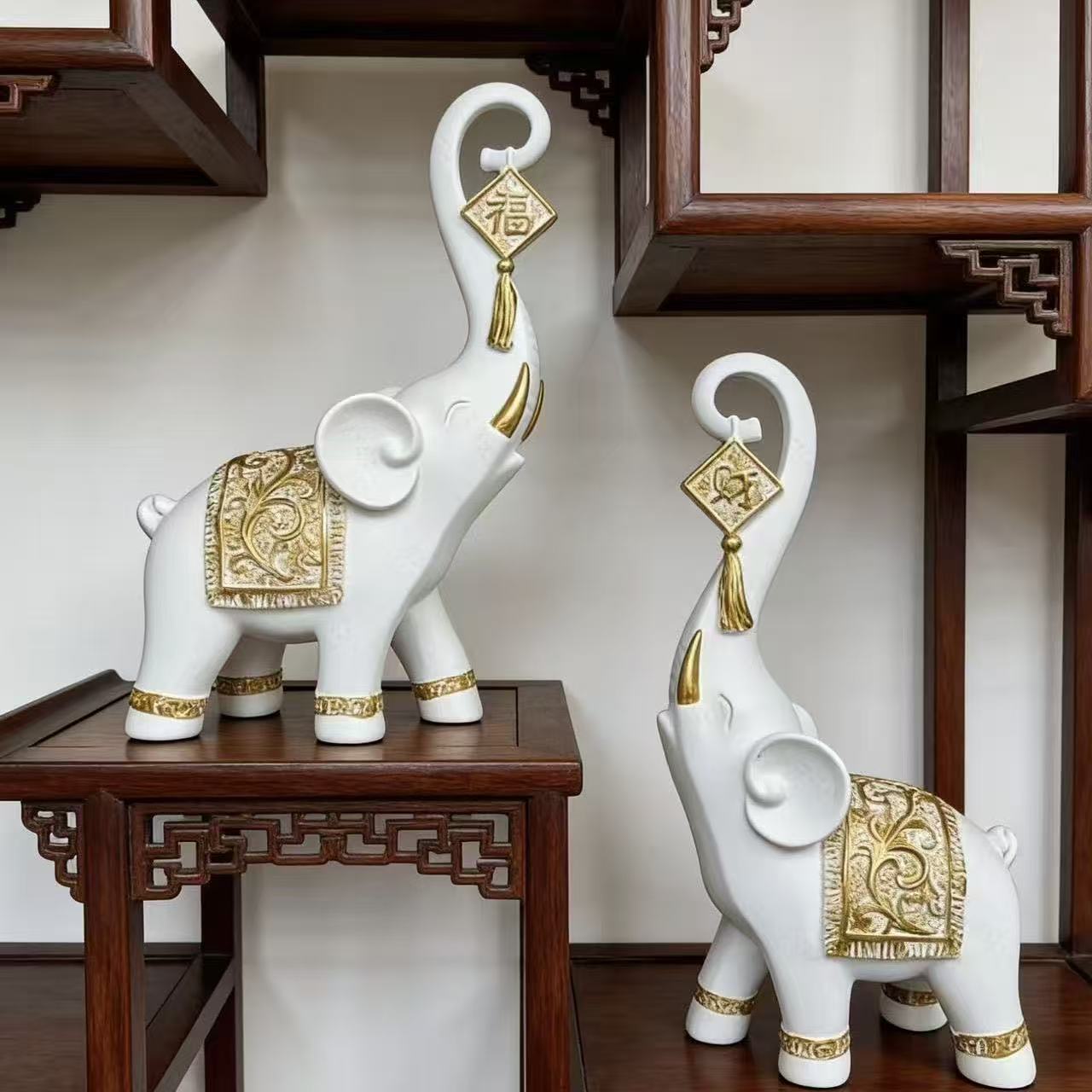 One Pair Chinese Style Lucky W - Resin Art Gift For Wedding review and price
