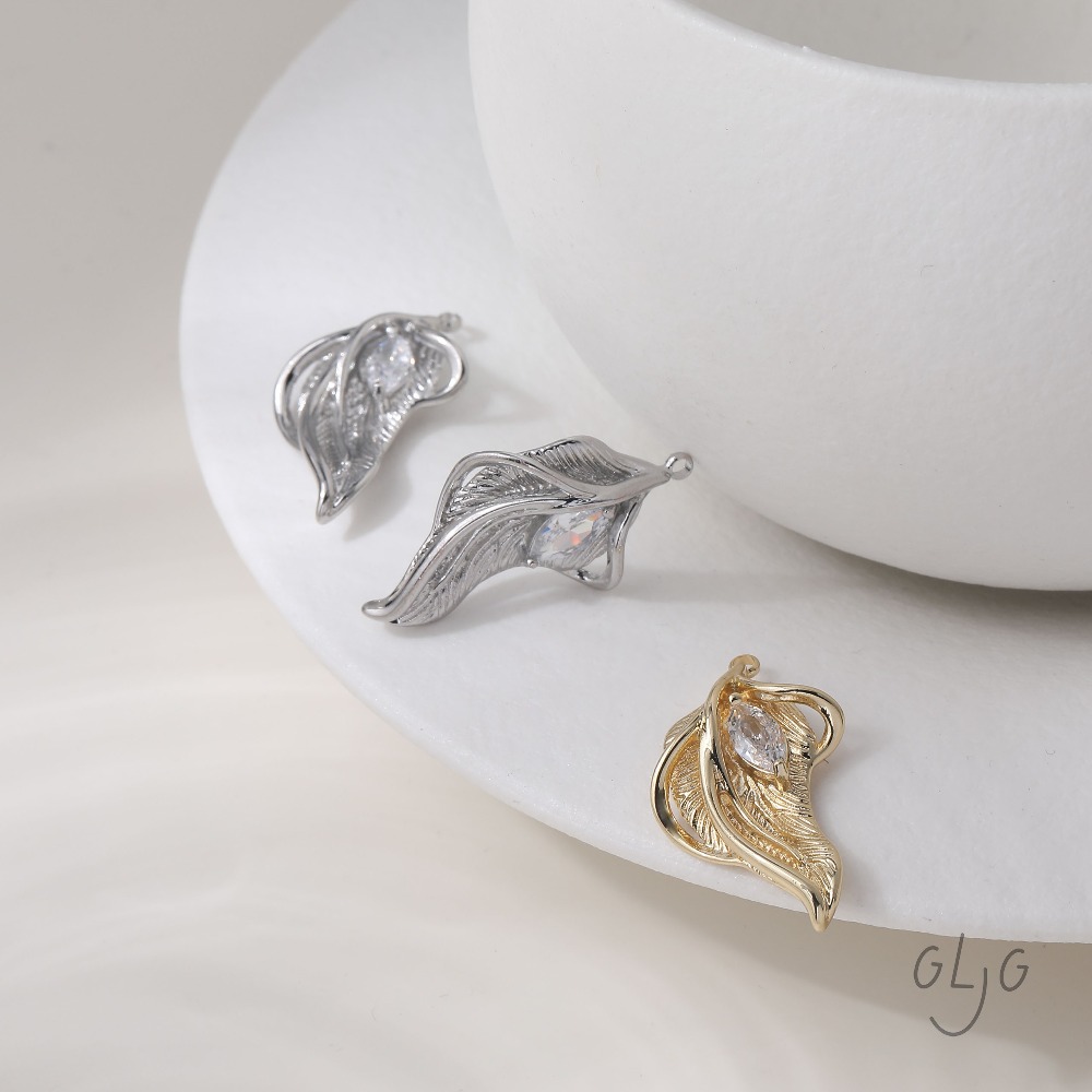 2PCS Leaf Charms for Jewelry F - Gold Leaf Foil review and price