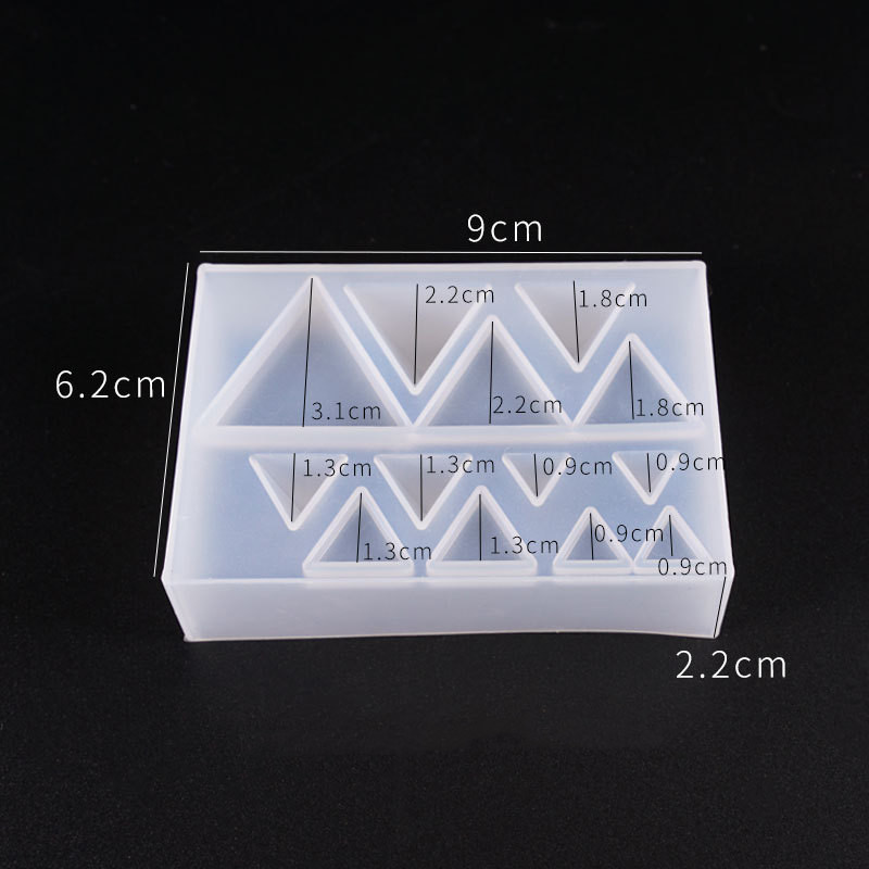 Cute beads Cube triangle Silic - Resin Art Cube review and price