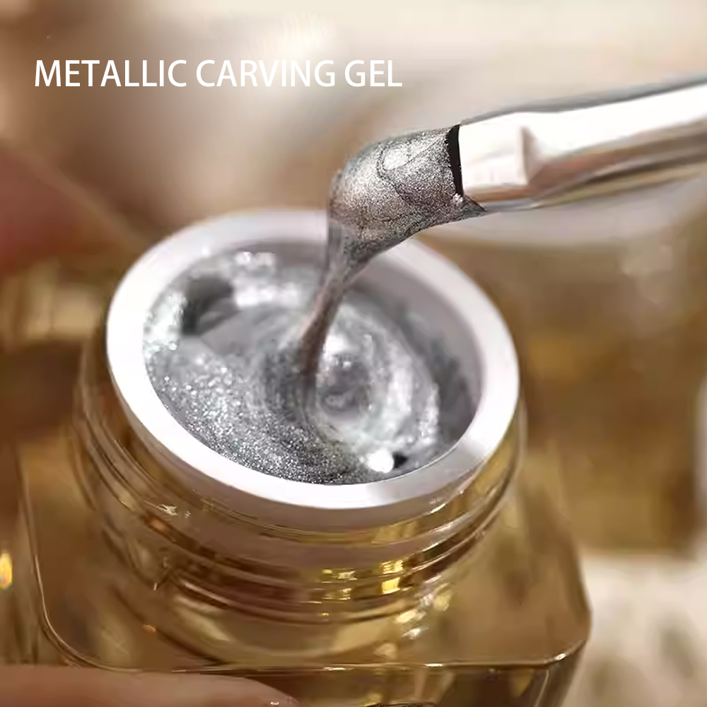 8g Metallic Carving Gel 3D Emb - Resin Art With Rose review and price