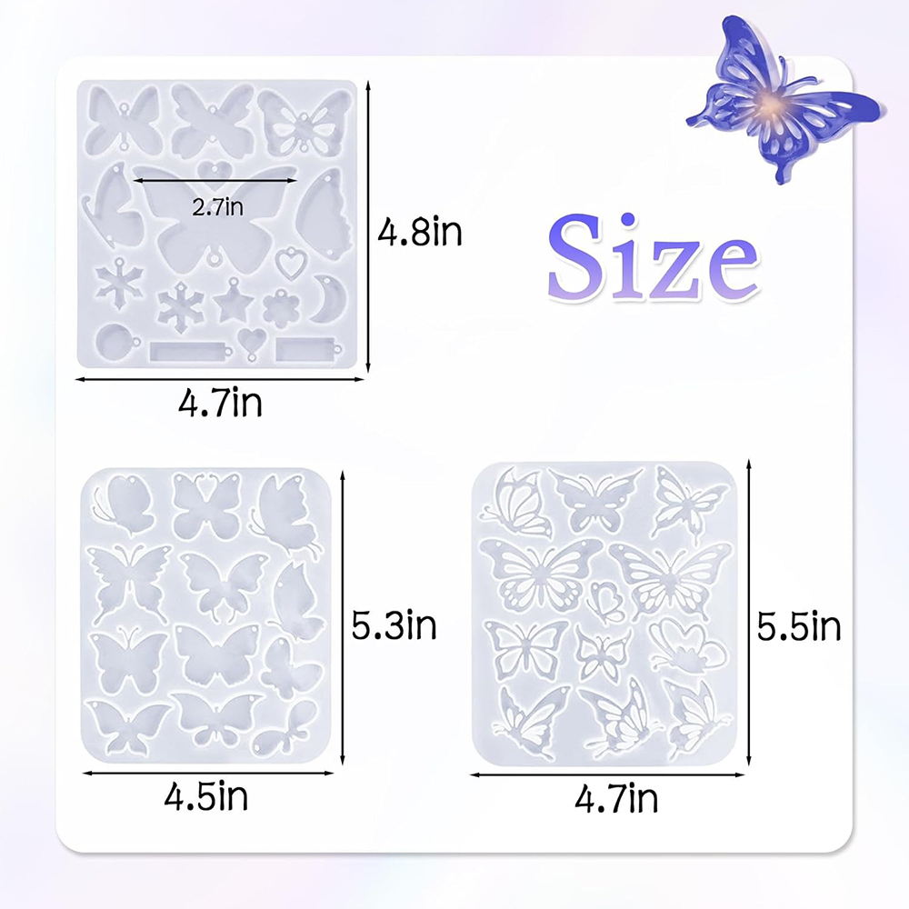 Resin Earring Molds Butterfly  - Resin Art A Keychain review and price