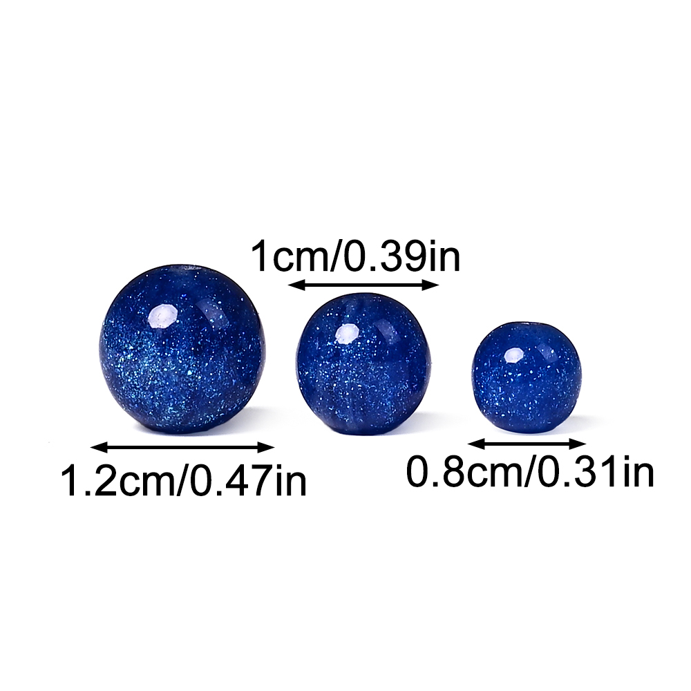 Mixed Glitter Resin Round Bead - Resin Art Necklace review and price