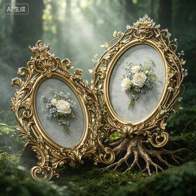 Retro Gold Oval Resin Photo Fr - Resin Art Gift For Wedding review and price