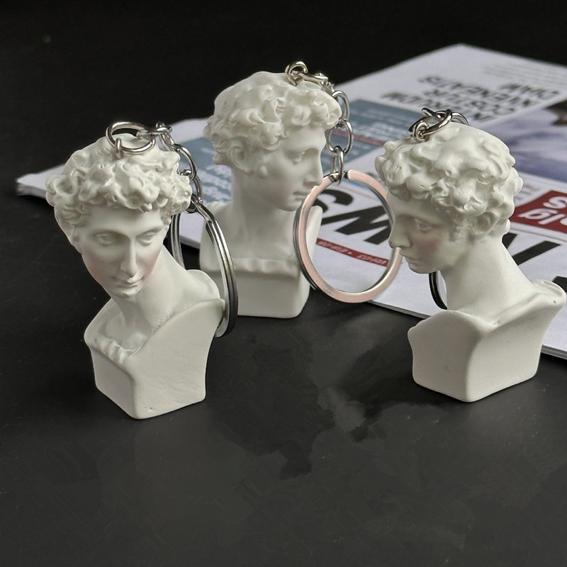 Mini Plaster Statue Key Chain, - Resin Art A Keychain review and price