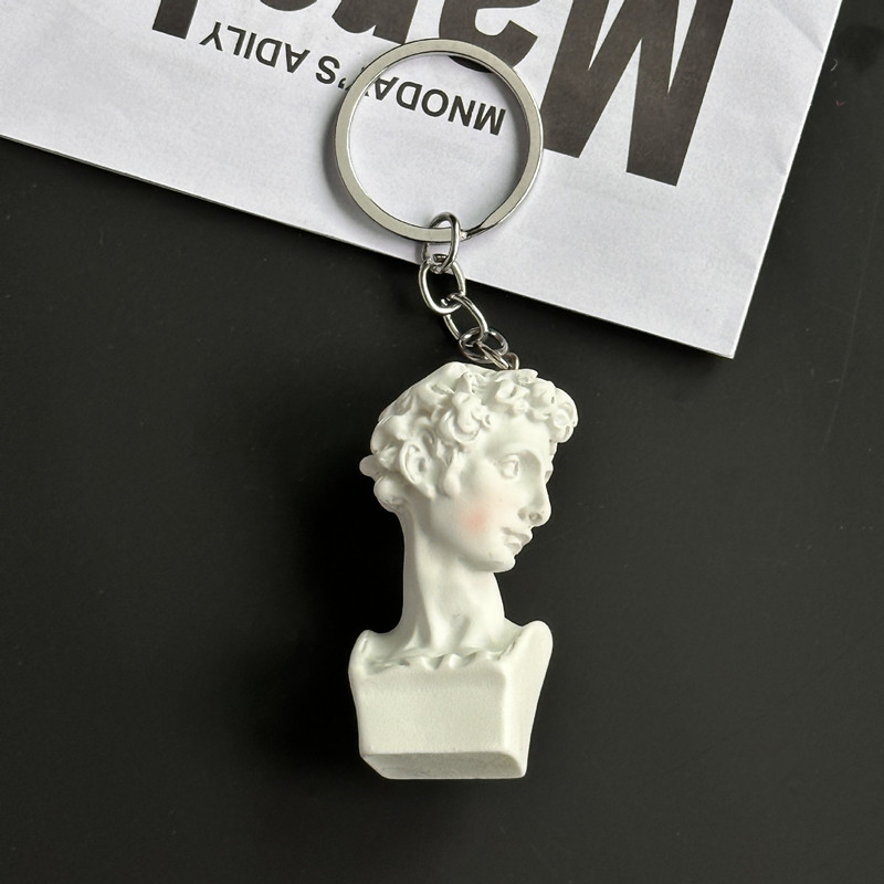 Mini Plaster Statue Key Chain, - Resin Art A Keychain review and price
