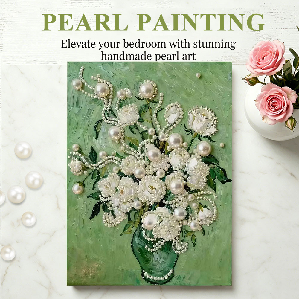 Huacan DIY Pearl Art Painting  - Resin Art With Rose review and price