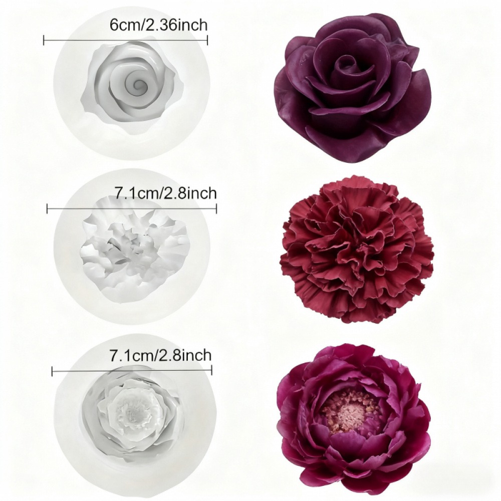 3-Piece Silicone Molds for Ros - Resin Art Rose Petals review and price