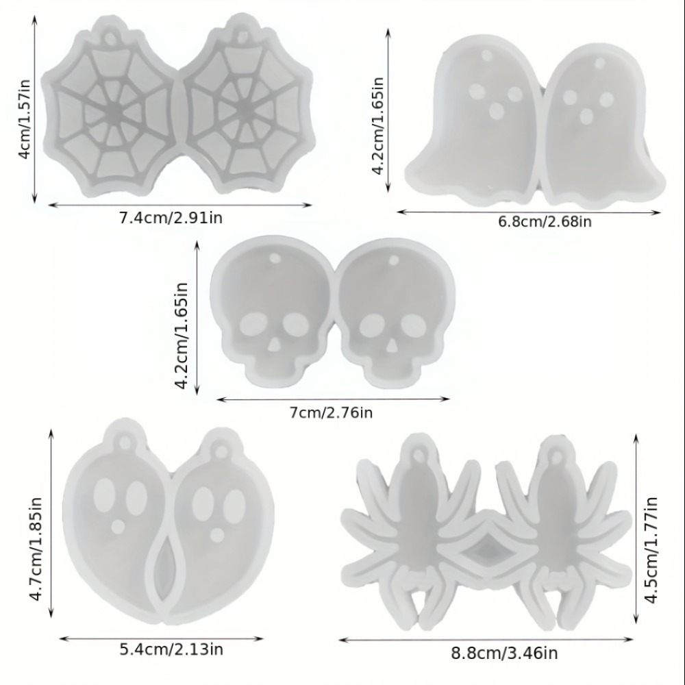 Shiny Cute Ghost Silicone Mold - Resin Art A Keychain review and price
